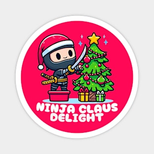 kawaii Ninja christmas Magnet